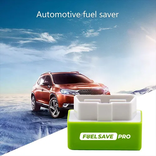 close up of Fuel Save Pro and a car